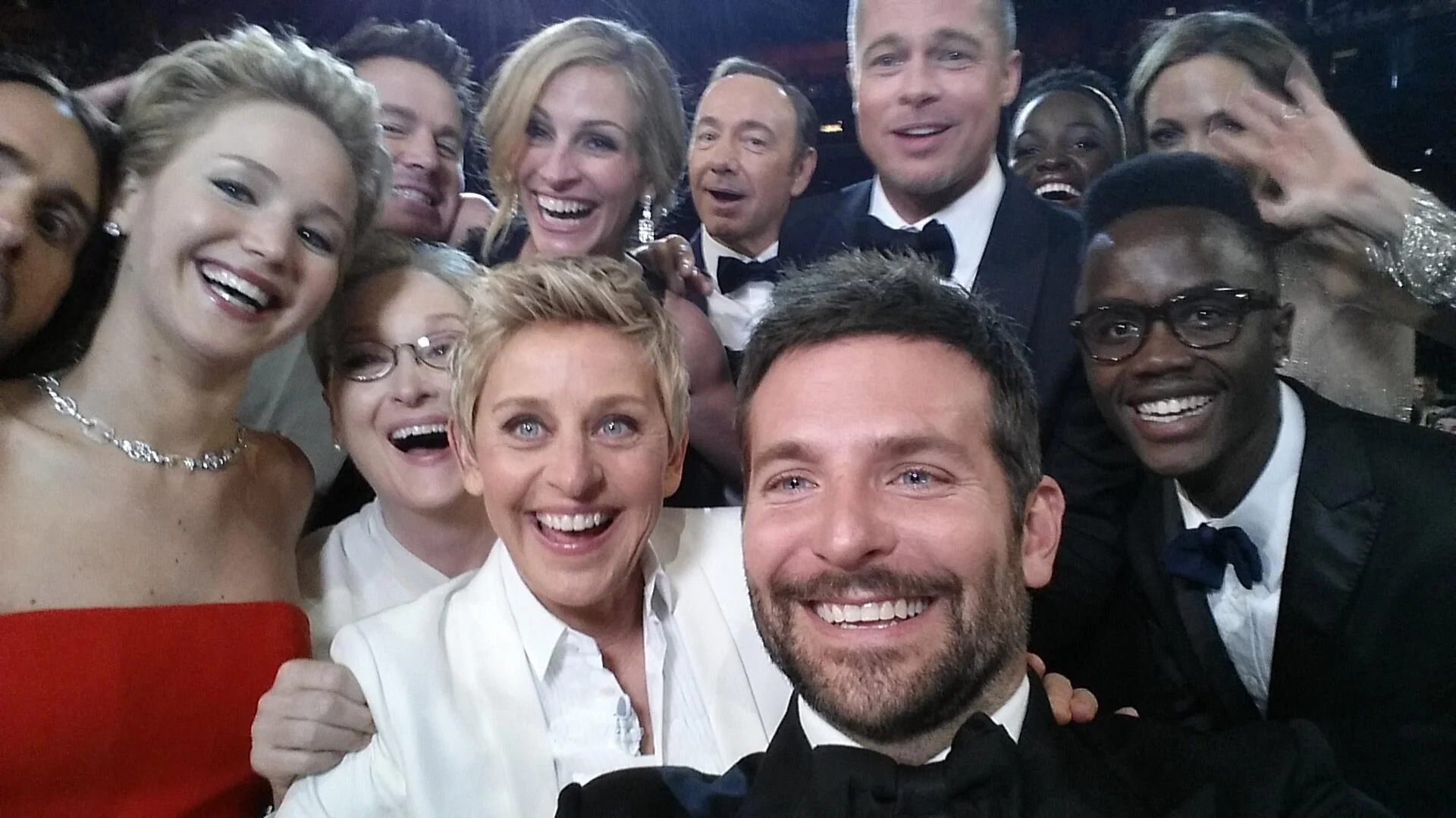 ‘Oscar selfie’, Bradley Cooper, 2014